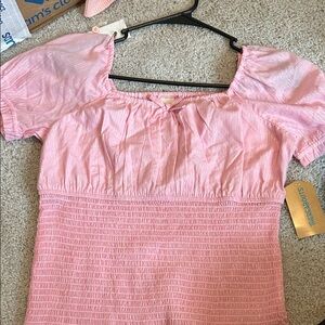The Children's Place Pink Smocked Blouse